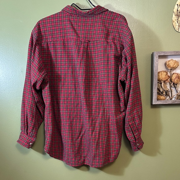 Vintage 100% cotton super soft flannel button down shirt readhead XL - Picture 5 of 8